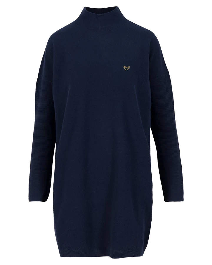 Oversize Kleid straight n easy turtle