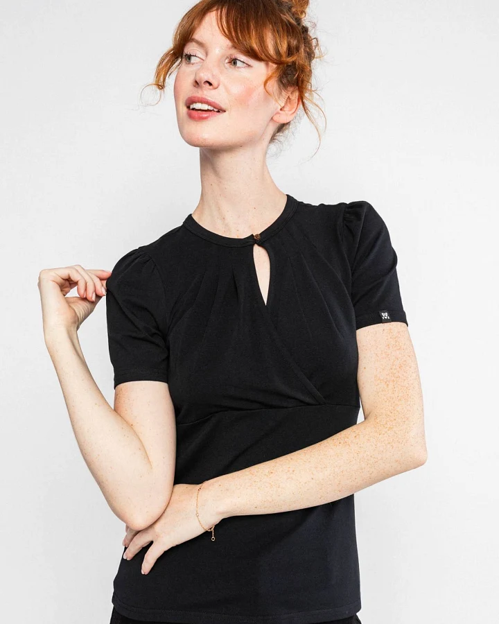 T-Shirt Criss Cross Cœur