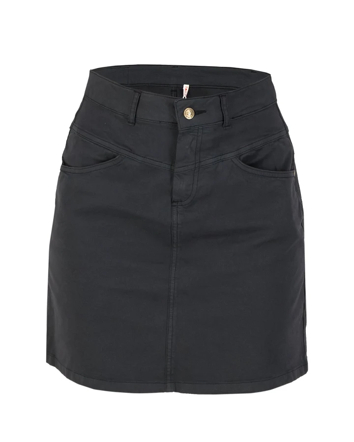 logo high waist skirt