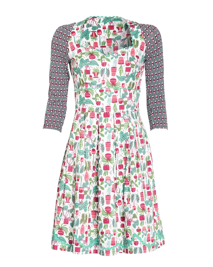 Baumwollkleid pausenbrot und peitsche