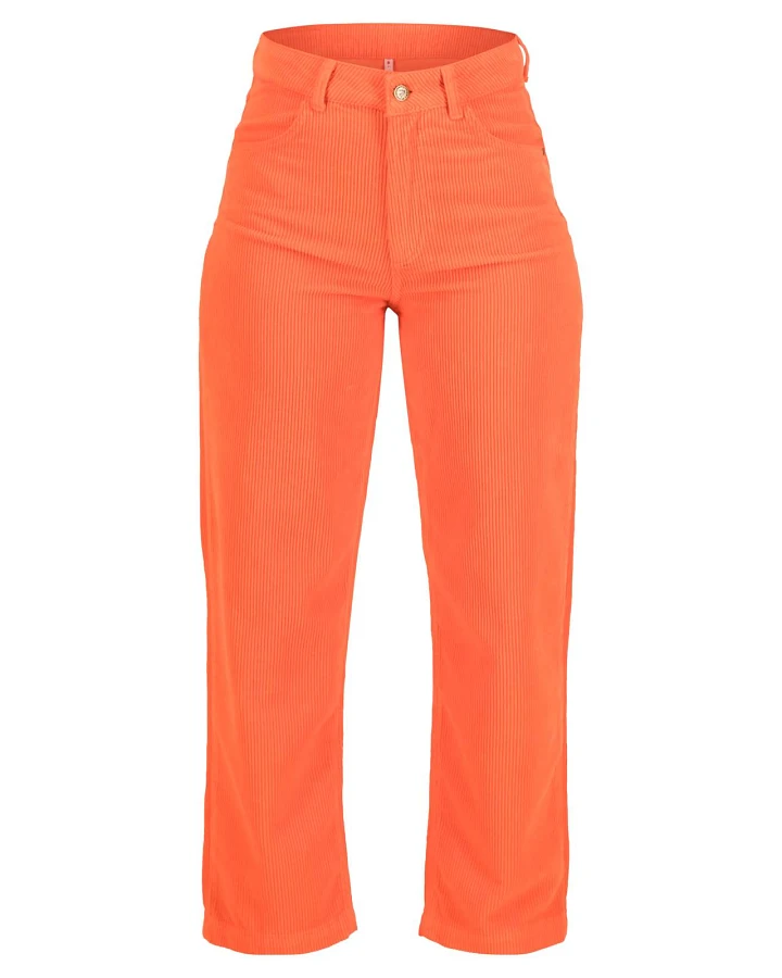 Cordhose High Waist Olotte