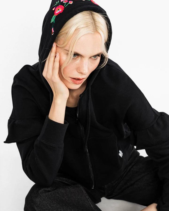 Kapuzenjacke Ruffle Rebel