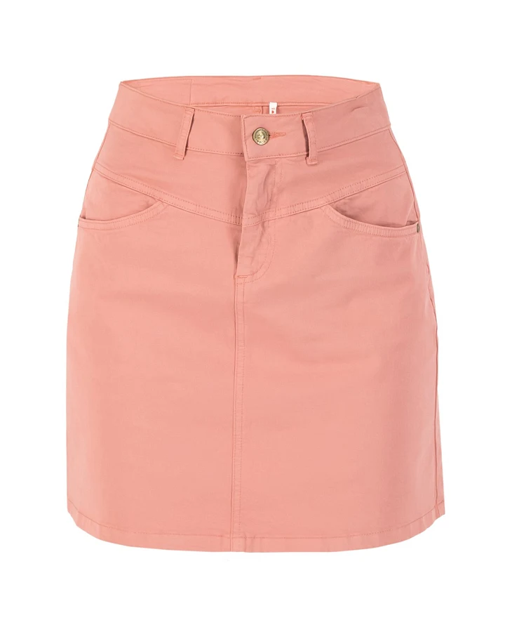 logo high waist skirt