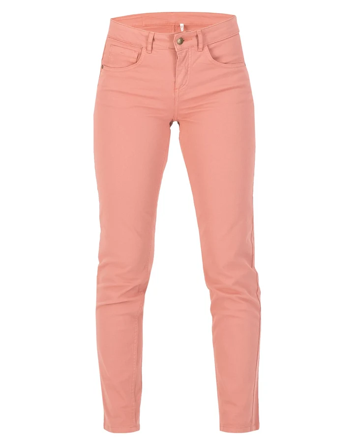 logo mid waist 5-pocket pants