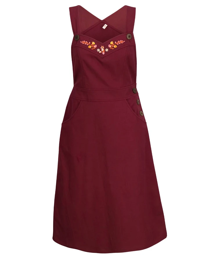 Midikleid Power Pinafore