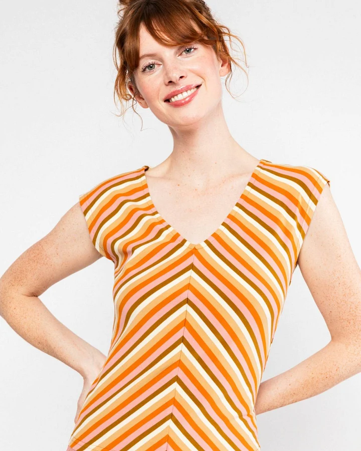 Top Vintage V-Neck