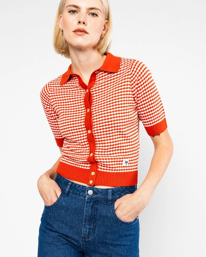 Strickoberteil Petite Poloette