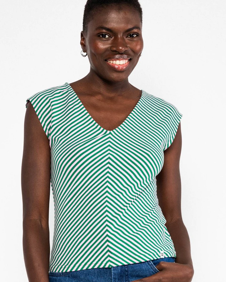 Top Vintage V-Neck