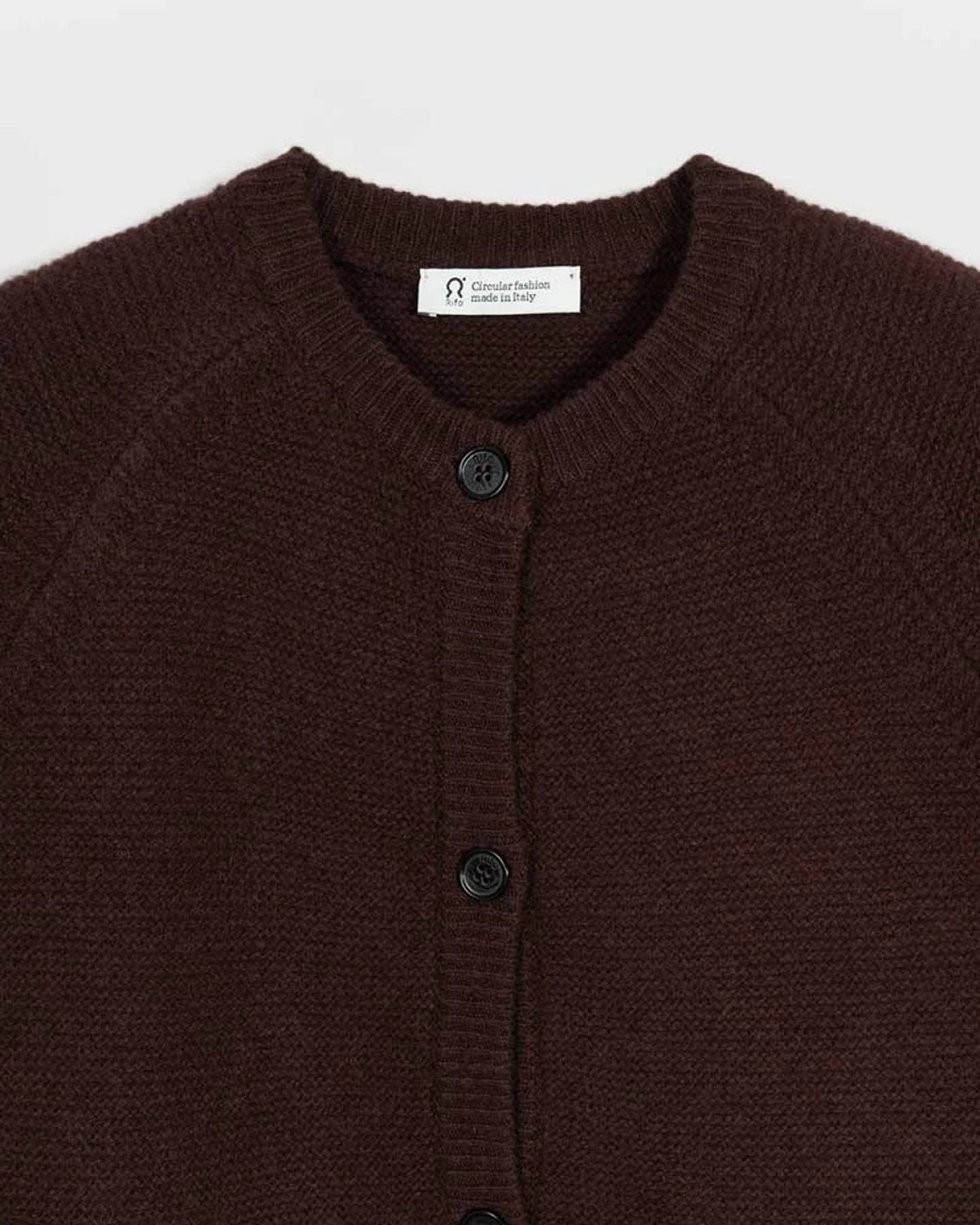 Wollstrickjacke Mafalda Braun – Ansicht 5