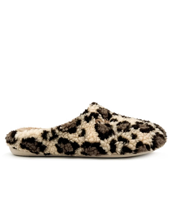thies Damen vegan Pantoffel-Teddy Leo