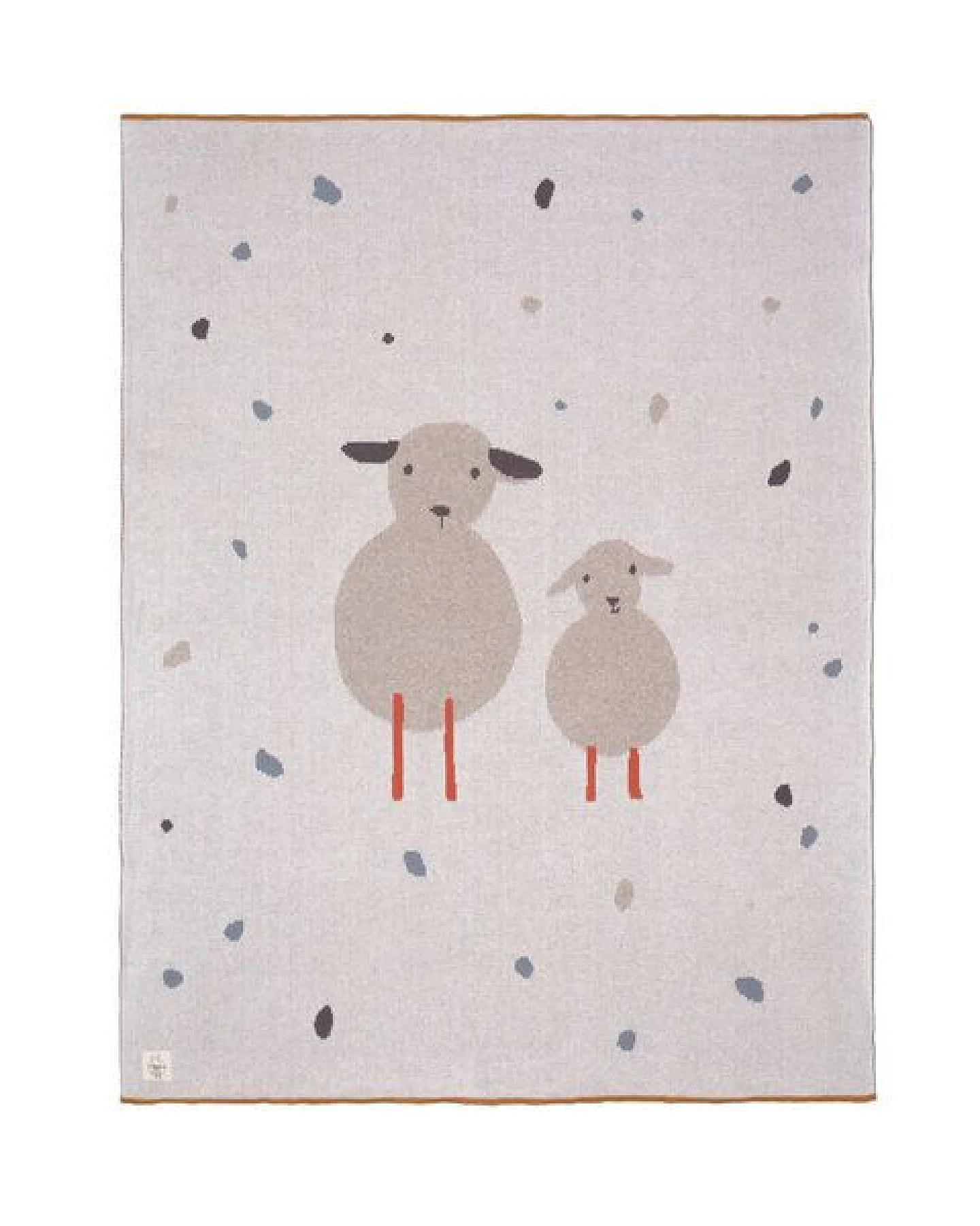 Lässige Babydecke 100 % Bio-Baumwolle GOTS 70 x100 cm – Ansicht 3
