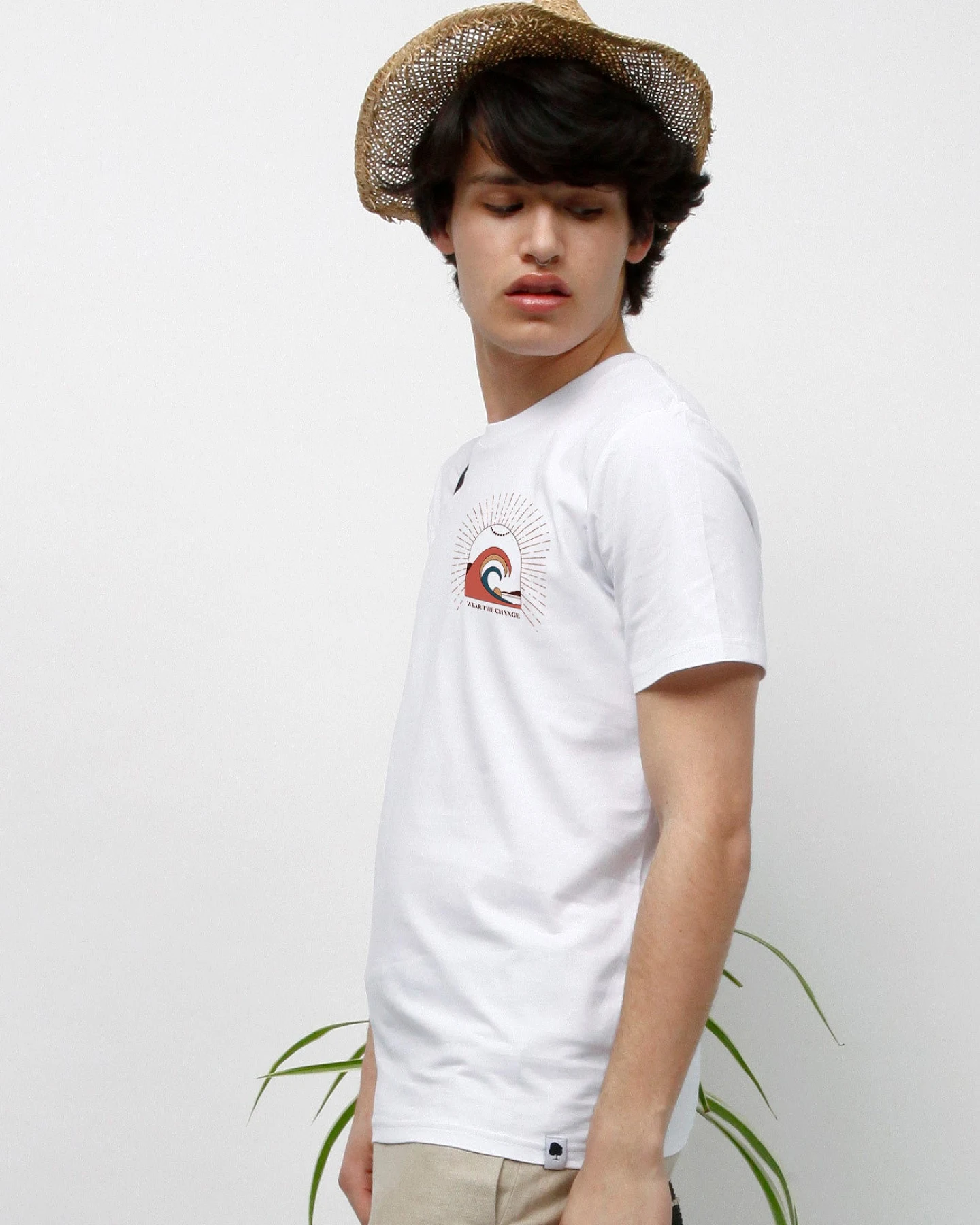 Wear The Change Wave T-Shirt für Männer – Ansicht 3