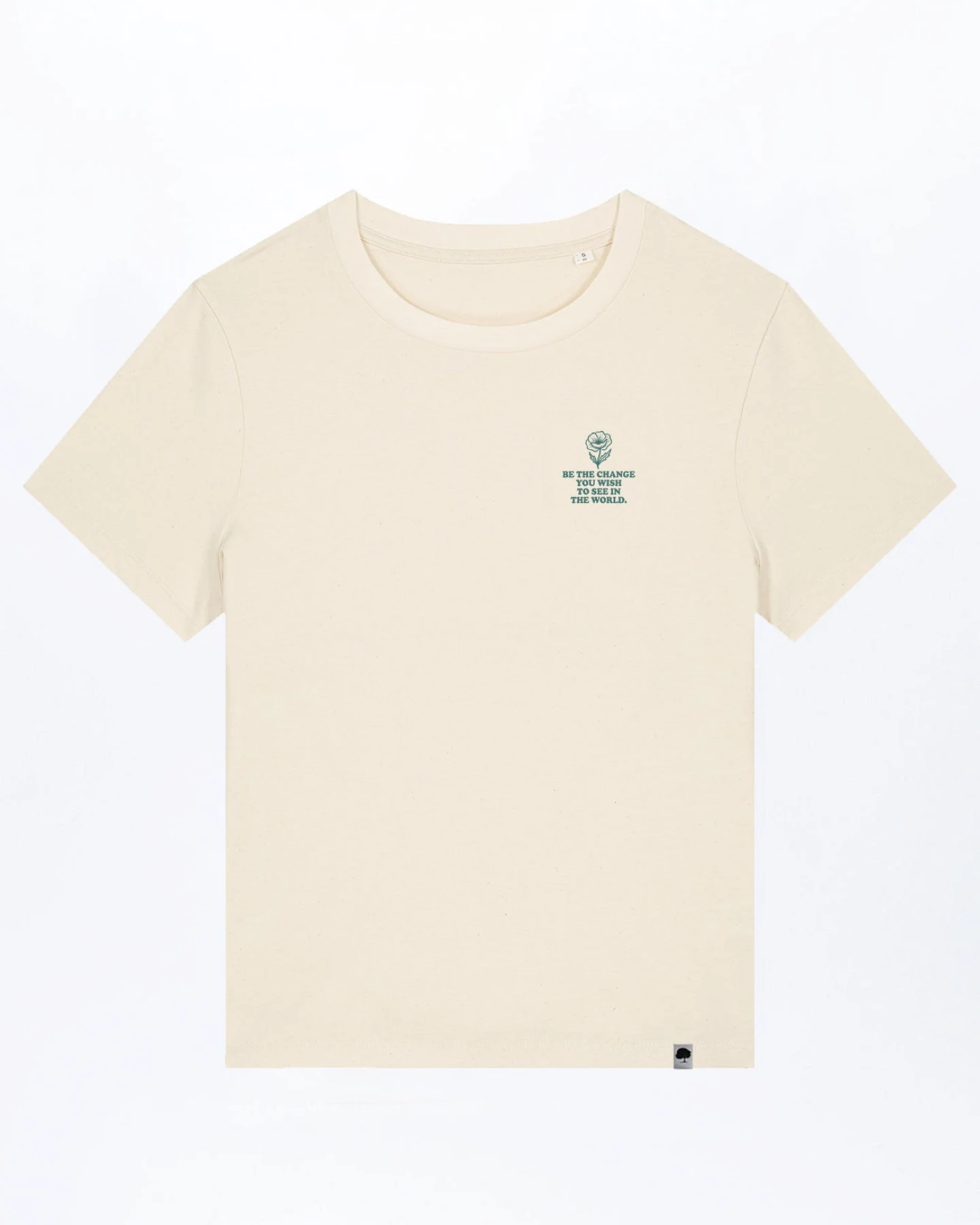 Be The Change Flower T-Shirt für Frauen – Ansicht 4