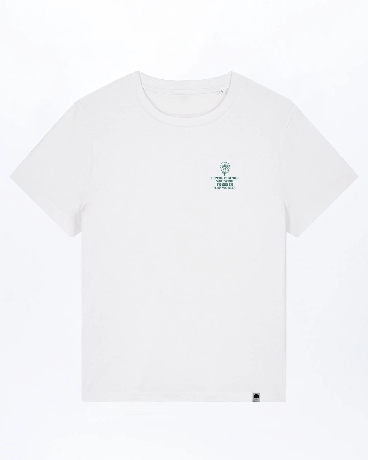 Be The Change Flower T-Shirt für Frauen – Ansicht 3