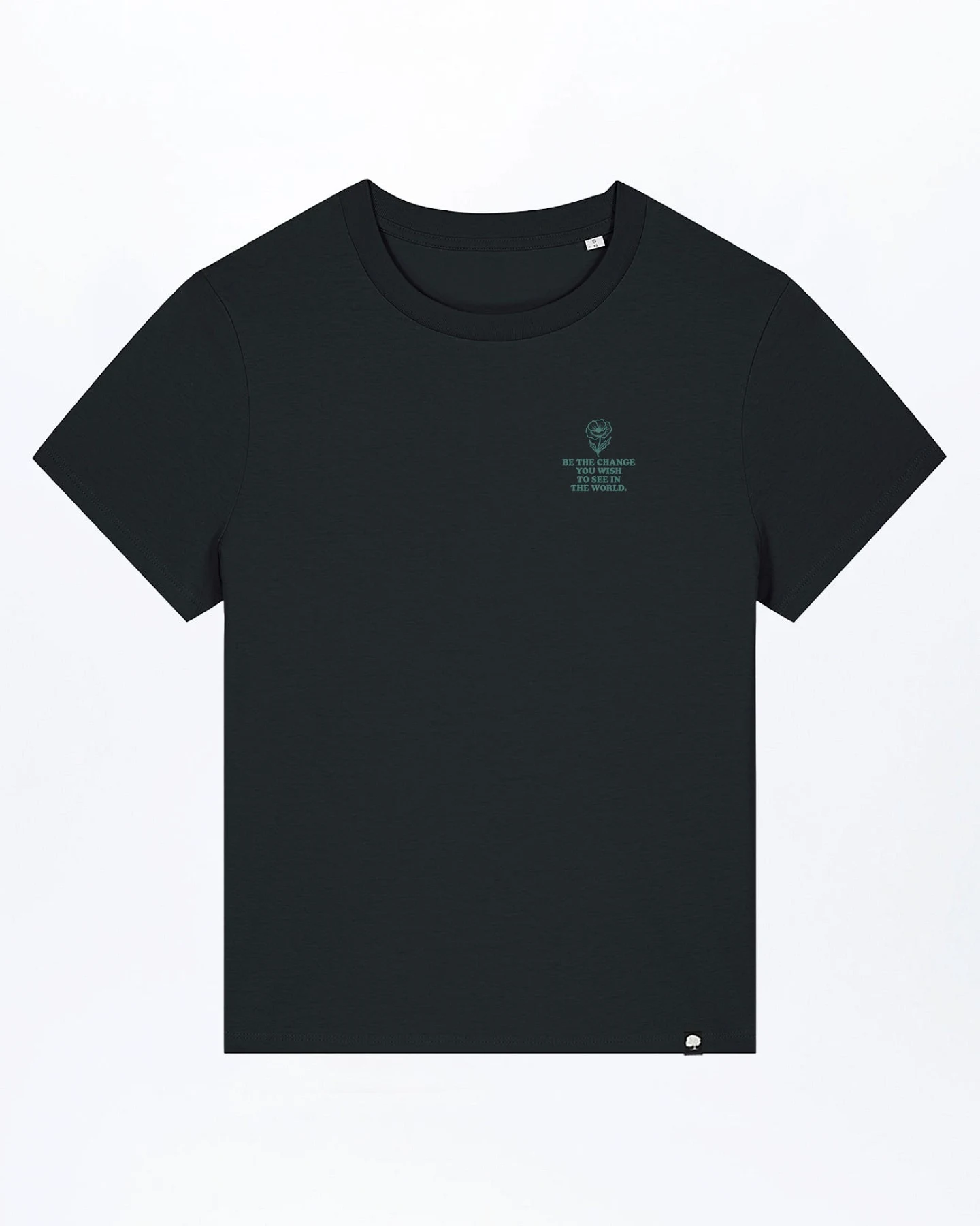 Be The Change Flower T-Shirt für Frauen – Ansicht 3