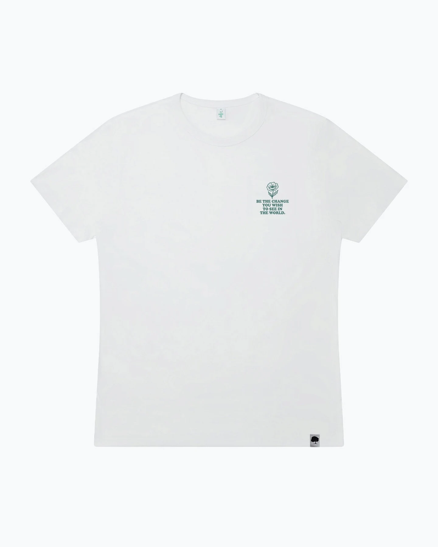 Be The Change Flower Männer Bambus T-Shirt – Ansicht 3
