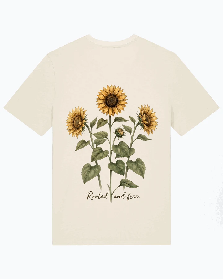 Sunflower Rooted And Free T-Shirt für Männer