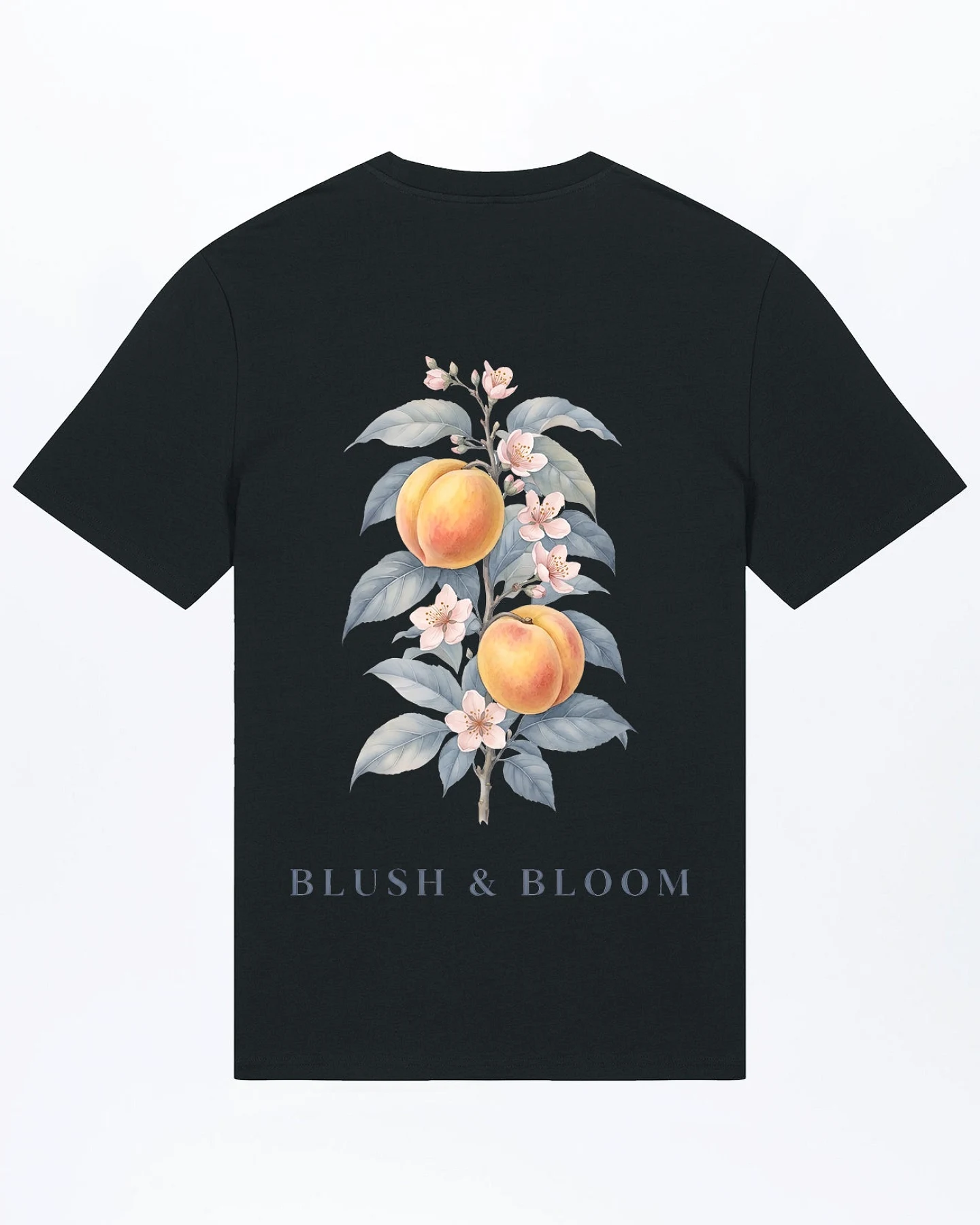 Peach Blush And Bloom T-Shirt für Männer – Ansicht 3