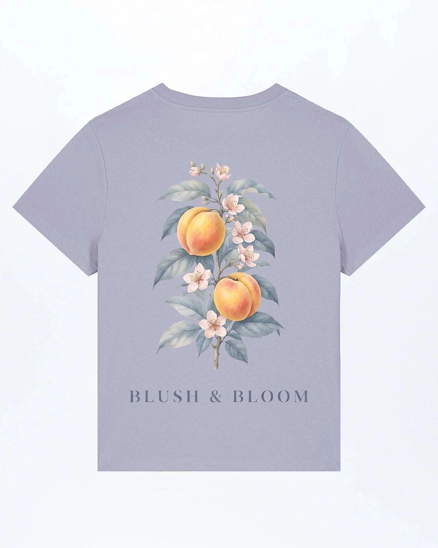 Peach Blush And Bloom Women T-Shirt für Frauen – Ansicht 2