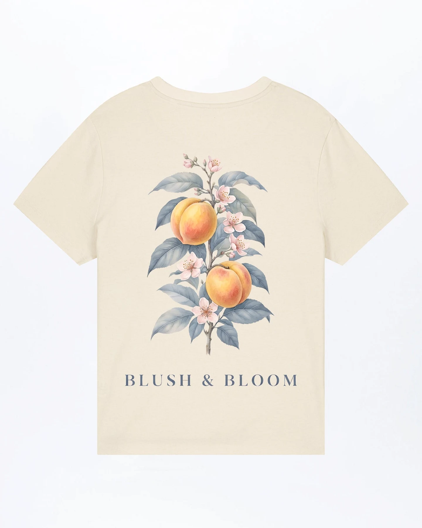 Peach Blush And Bloom Women T-Shirt für Frauen – Ansicht 6