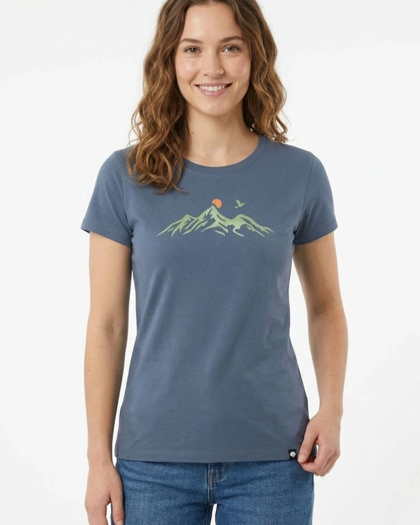 Mountain Gaze Women Frauen Bambus T-Shirt – Ansicht 2