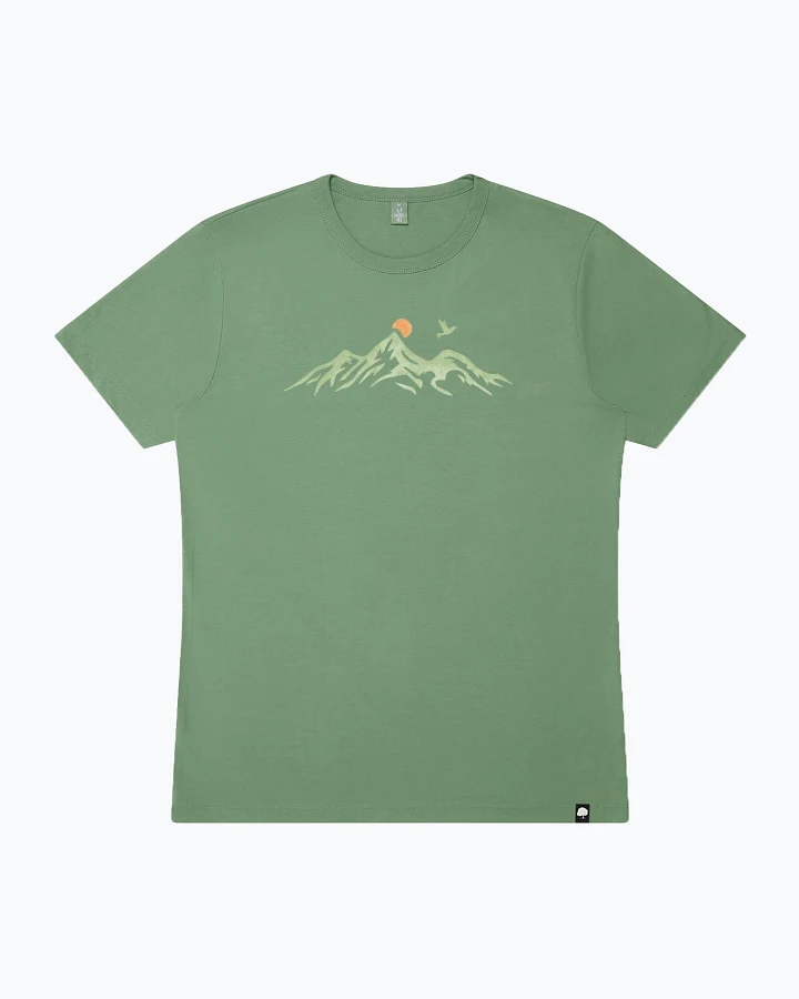 Mountain Gaze Männer Bambus T-Shirt