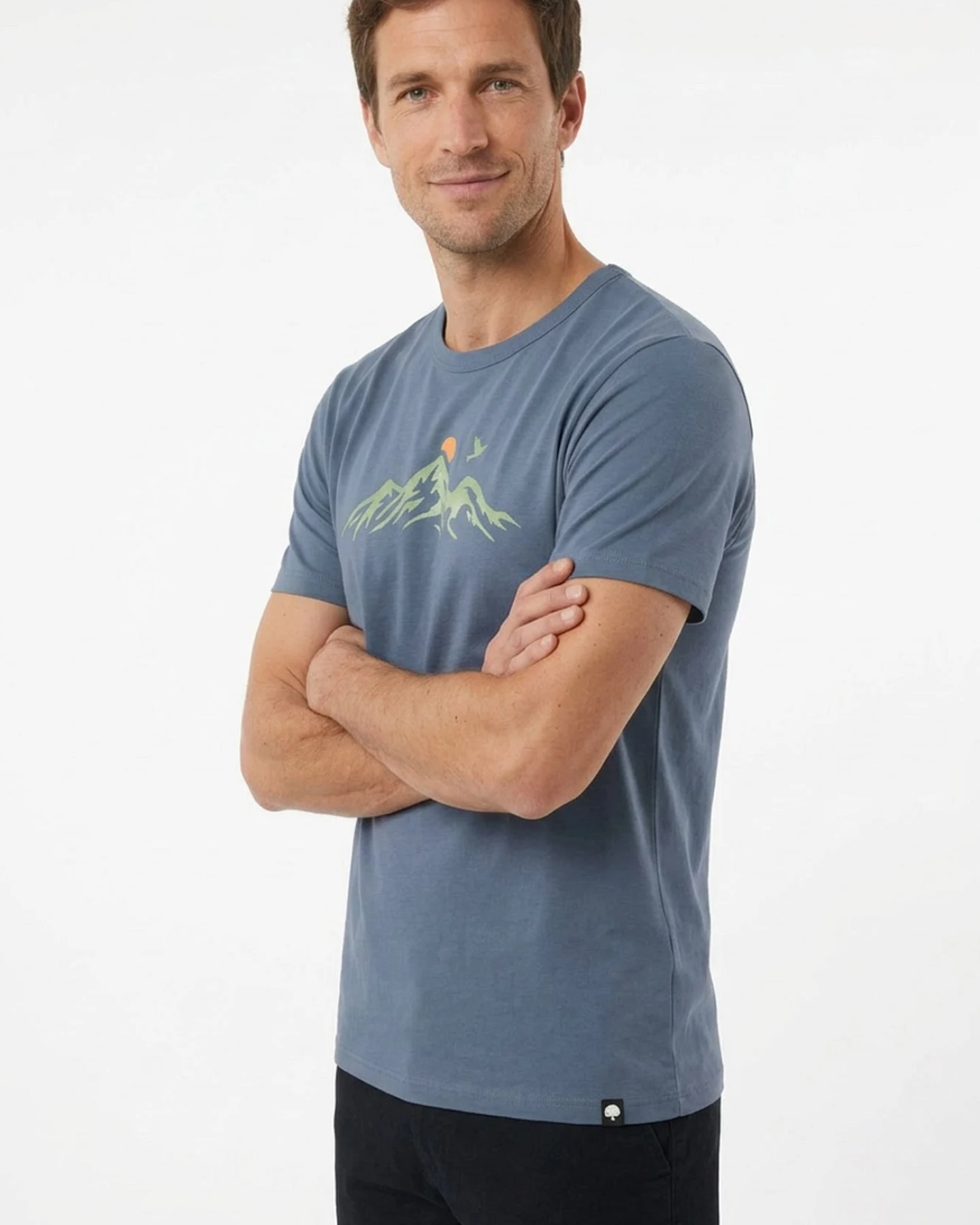 Mountain Gaze Männer Bambus T-Shirt – Ansicht 3