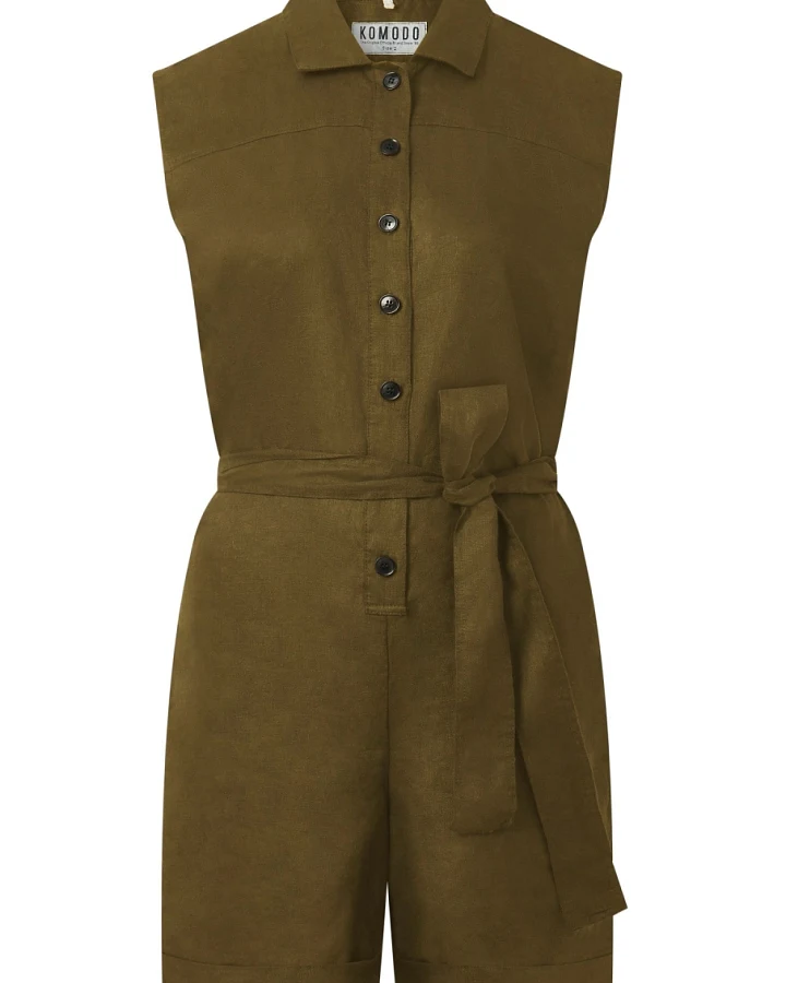 KOMODO Damen vegan Spielanzug Sienna Khaki
