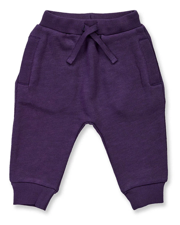 Babyhose in dunklem Pflaumenton, Modell HAUKE