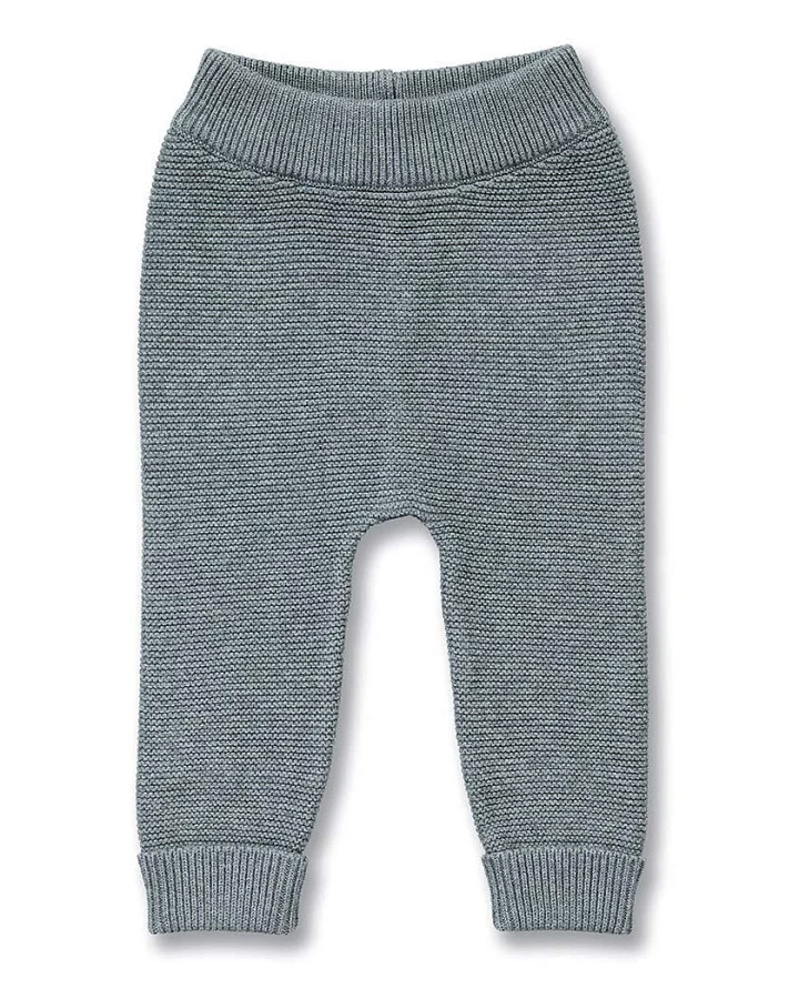 Babyhose aus Strick in Anthrazit Melange, Modell ELLIOOT