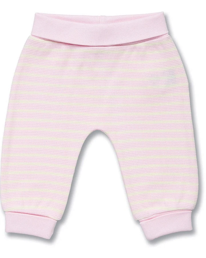 Babyhose in Hellrosa-Weiß geringelt, Modell SJORS
