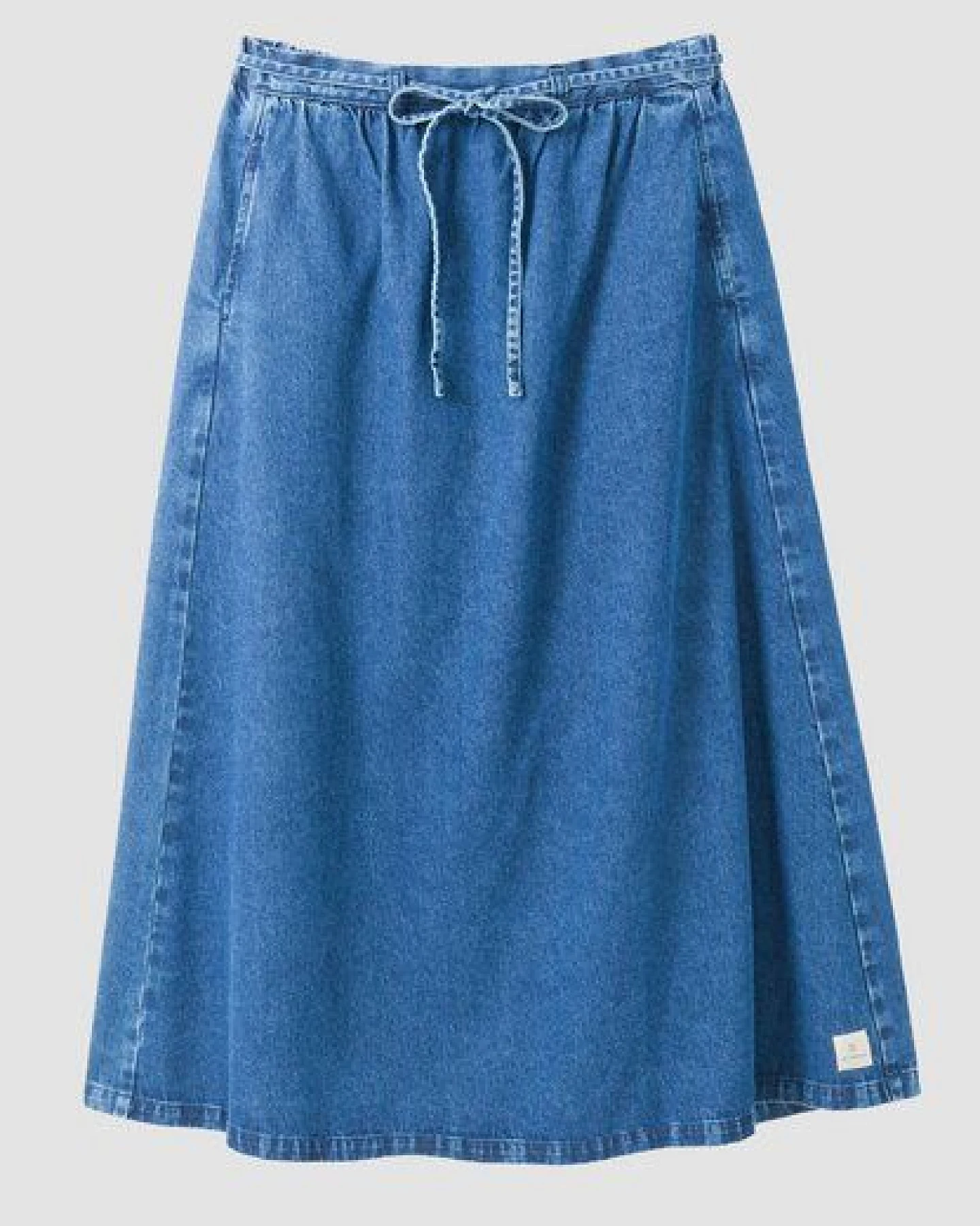 Damen Denim Rock aus Bio-Baumwolle - RESELLIA - recolution – Ansicht 2