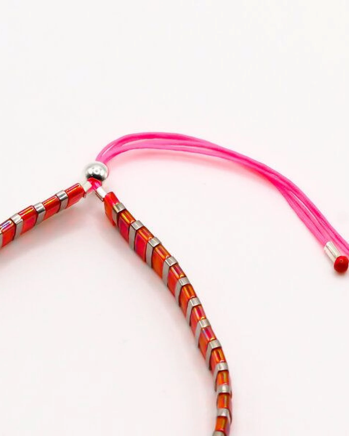 juni Tila Armband Pink Silber - optional mit Silberarmband aus recyceltem Silber - gefertigt in Deutschland – Ansicht 4
