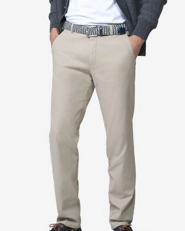 MEYER Chino im Canvas Look