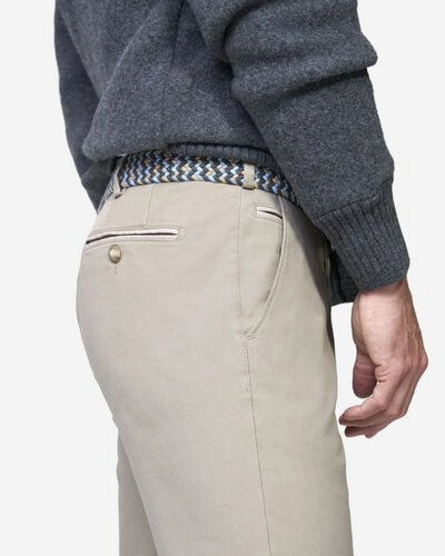 MEYER Chino im Canvas Look – Ansicht 3