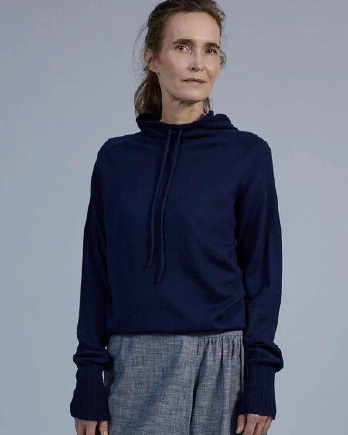 Susan's Fashion Damen Hoodie Karlie aus Biomerinowolle – Ansicht 4