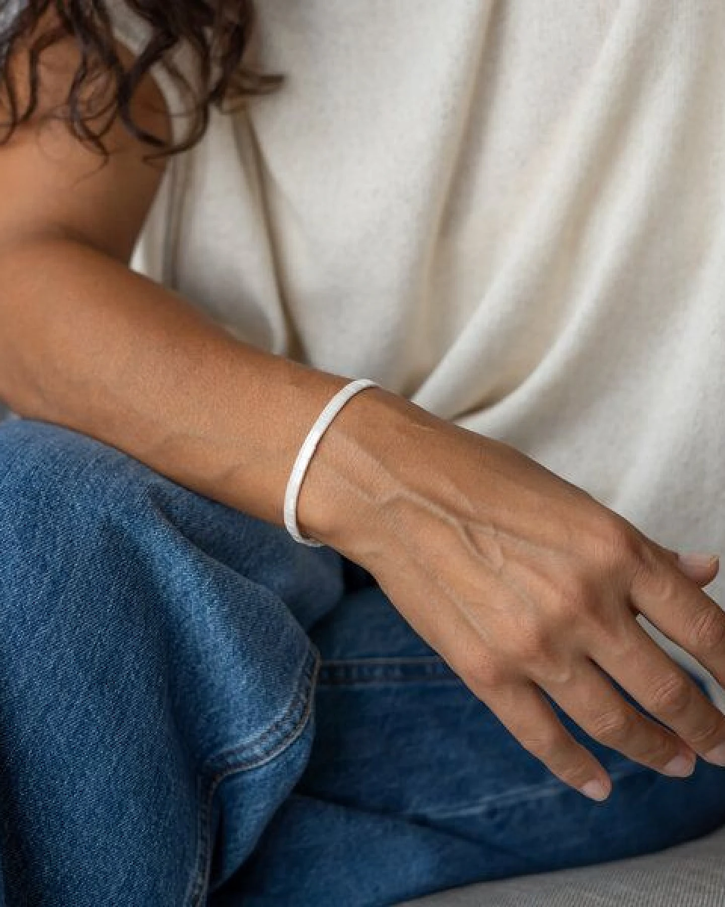 juni Armband "Silk" optional mit Gold- oder Silberarmband aus recyceltem Silber - gefertigt in Deutschland – Ansicht 2
