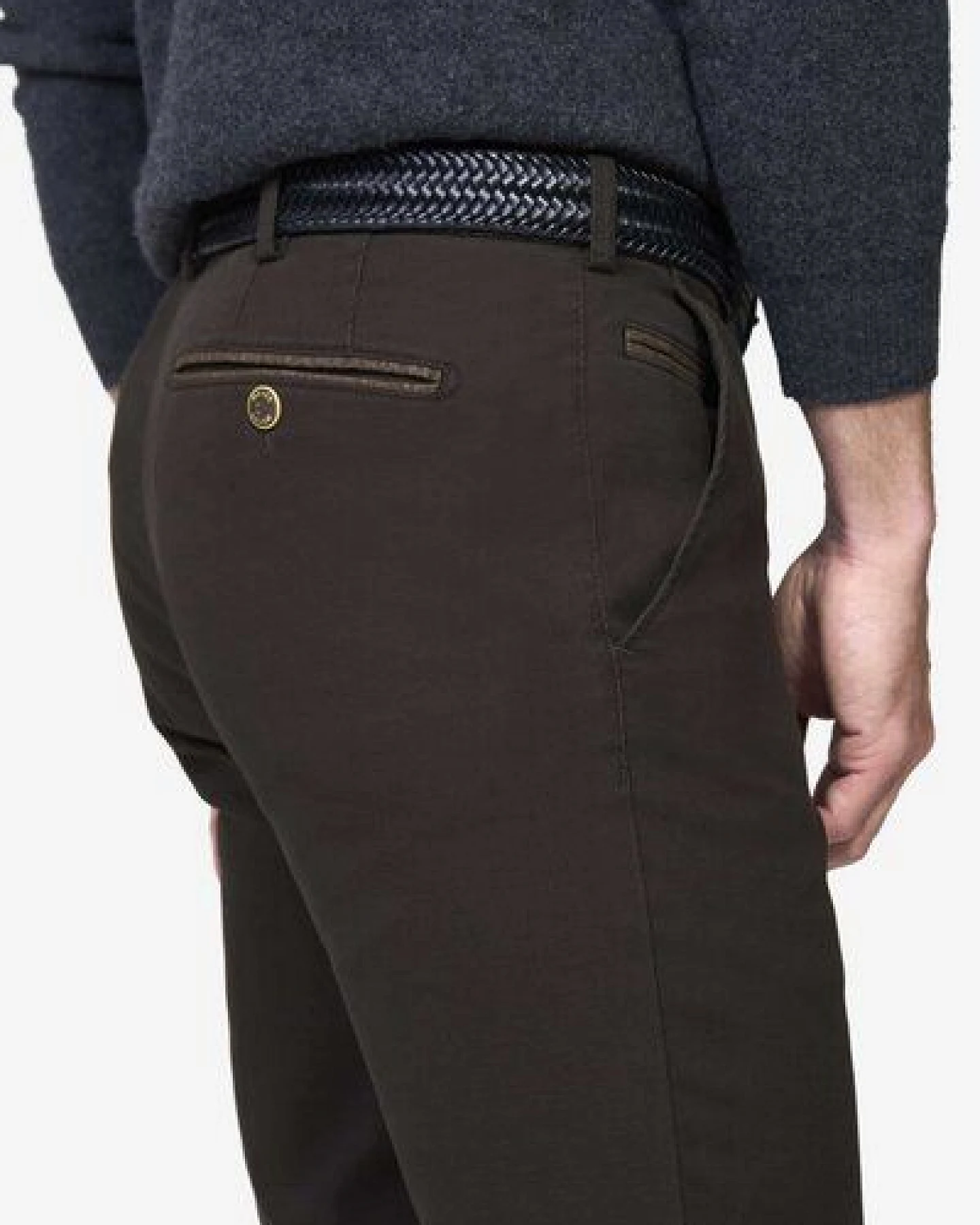 MEYER Chino im Canvas Look – Ansicht 4