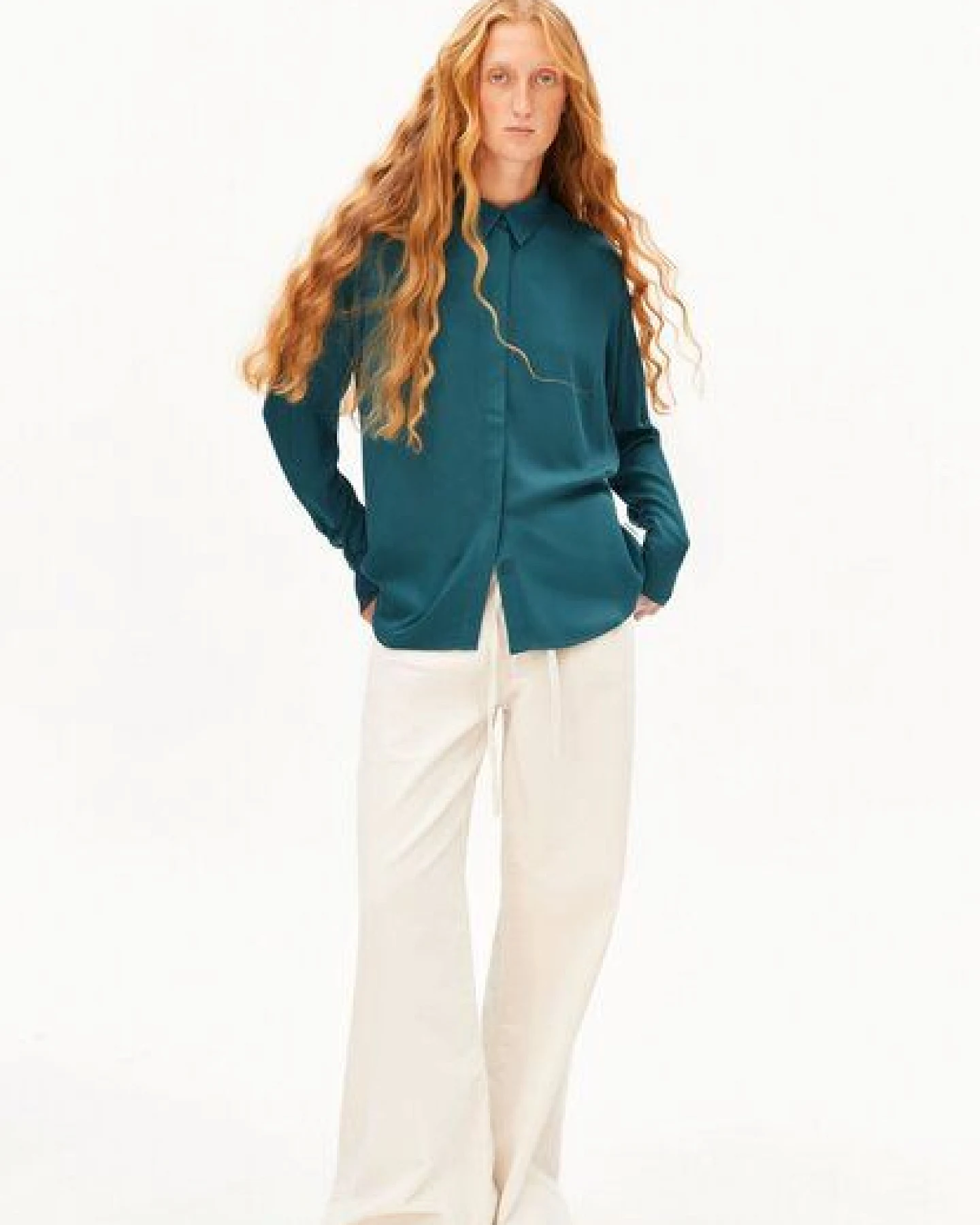 ARMEDANGELS LARISAANA Damen Bluse aus LENZING ECOVERO Viskose – Ansicht 4
