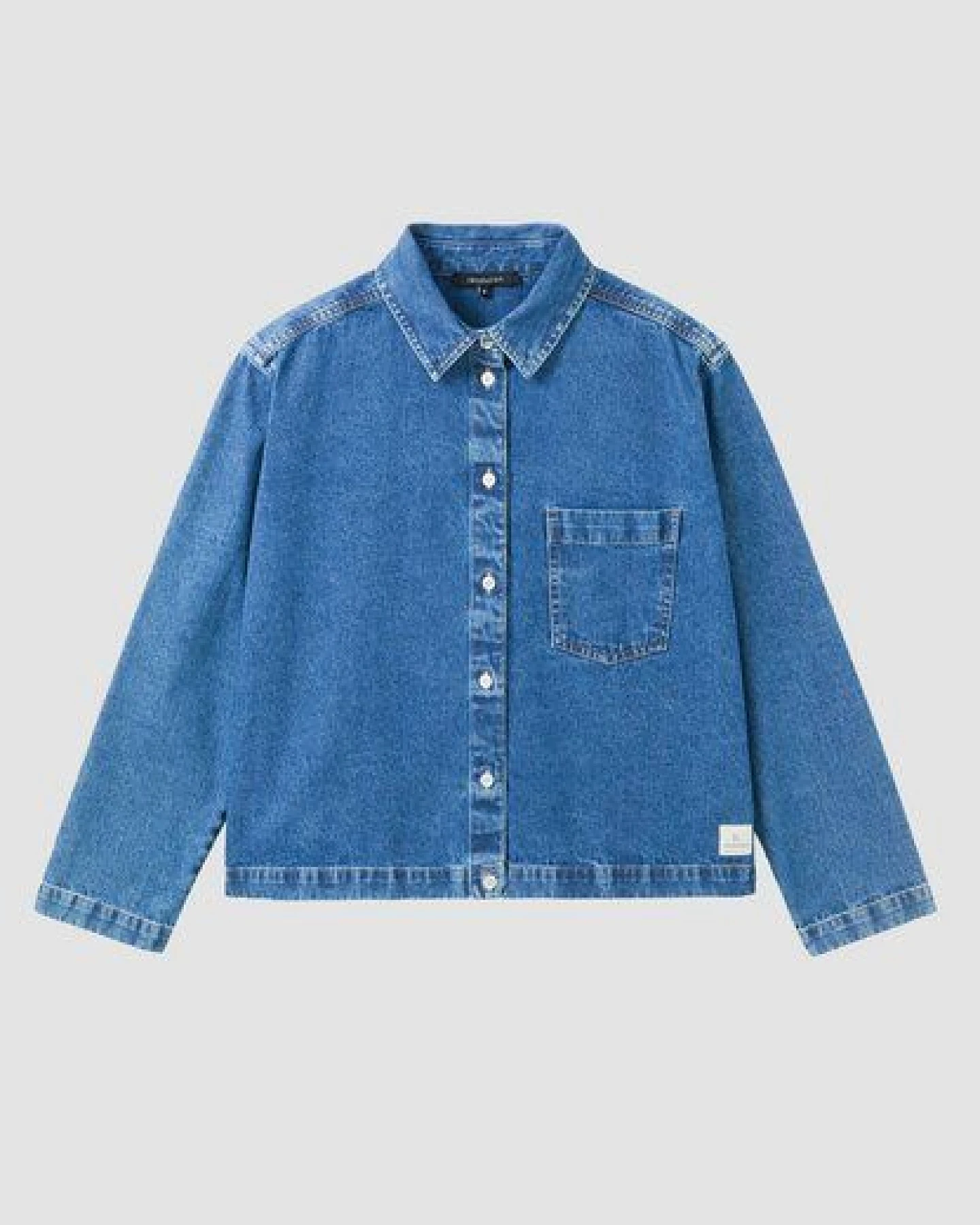 Damen Denim Overshirt aus Baumwolle - POPPY - recolution – Ansicht 2