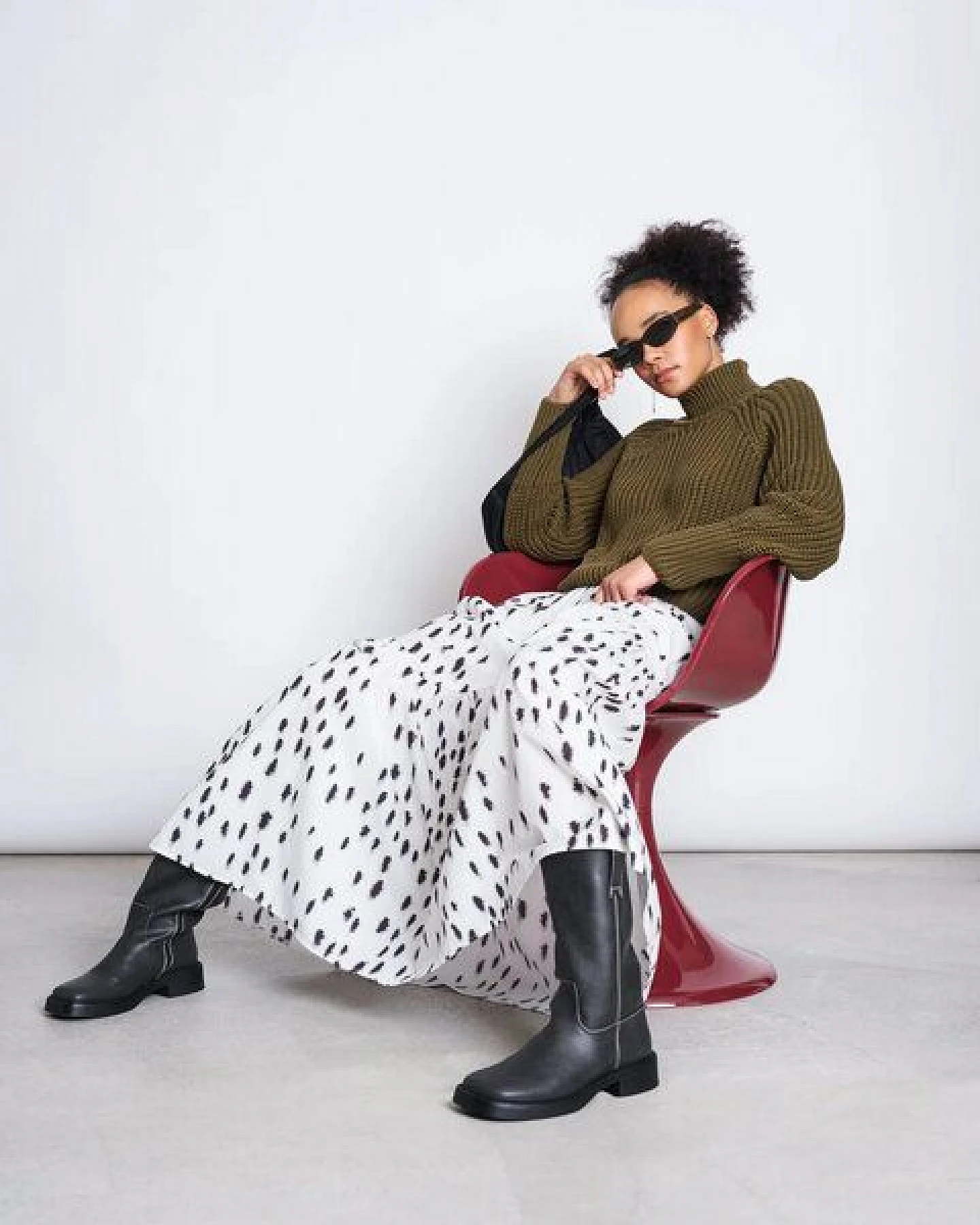 JAN N JUNE Bio-Baumwolle Rollkragenpullover OLA GOTS – Ansicht 3