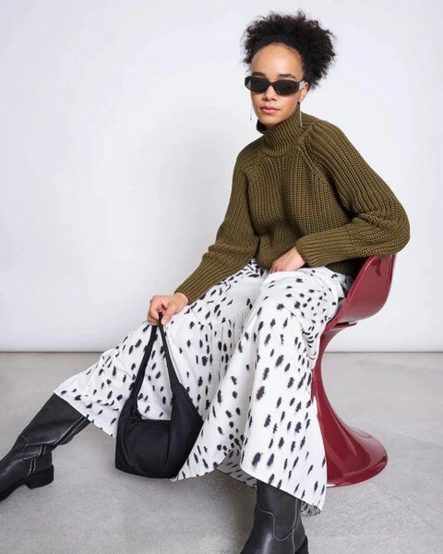 JAN N JUNE Bio-Baumwolle Rollkragenpullover OLA GOTS – Ansicht 4