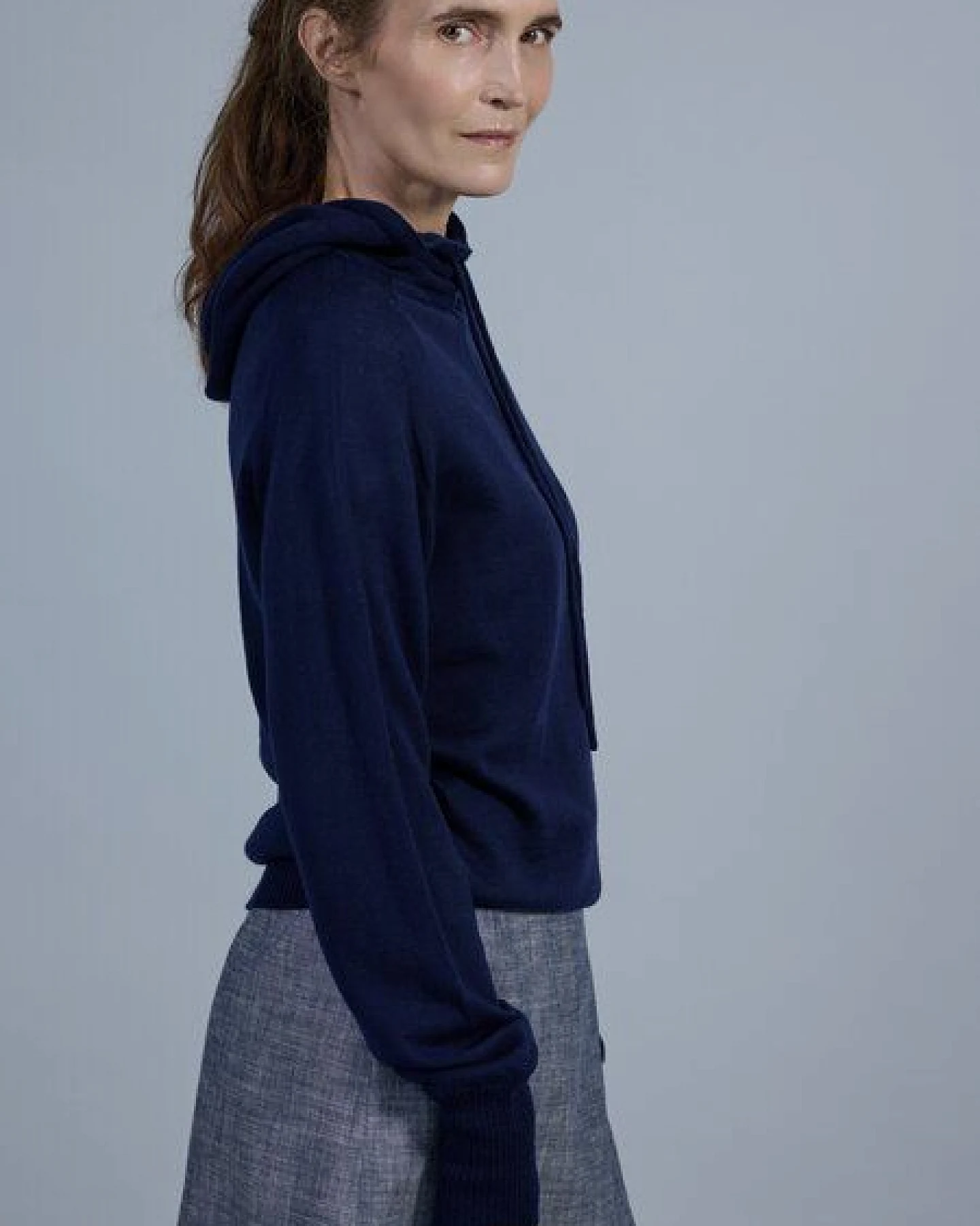 Susan's Fashion Damen Hoodie Karlie aus Biomerinowolle – Ansicht 2