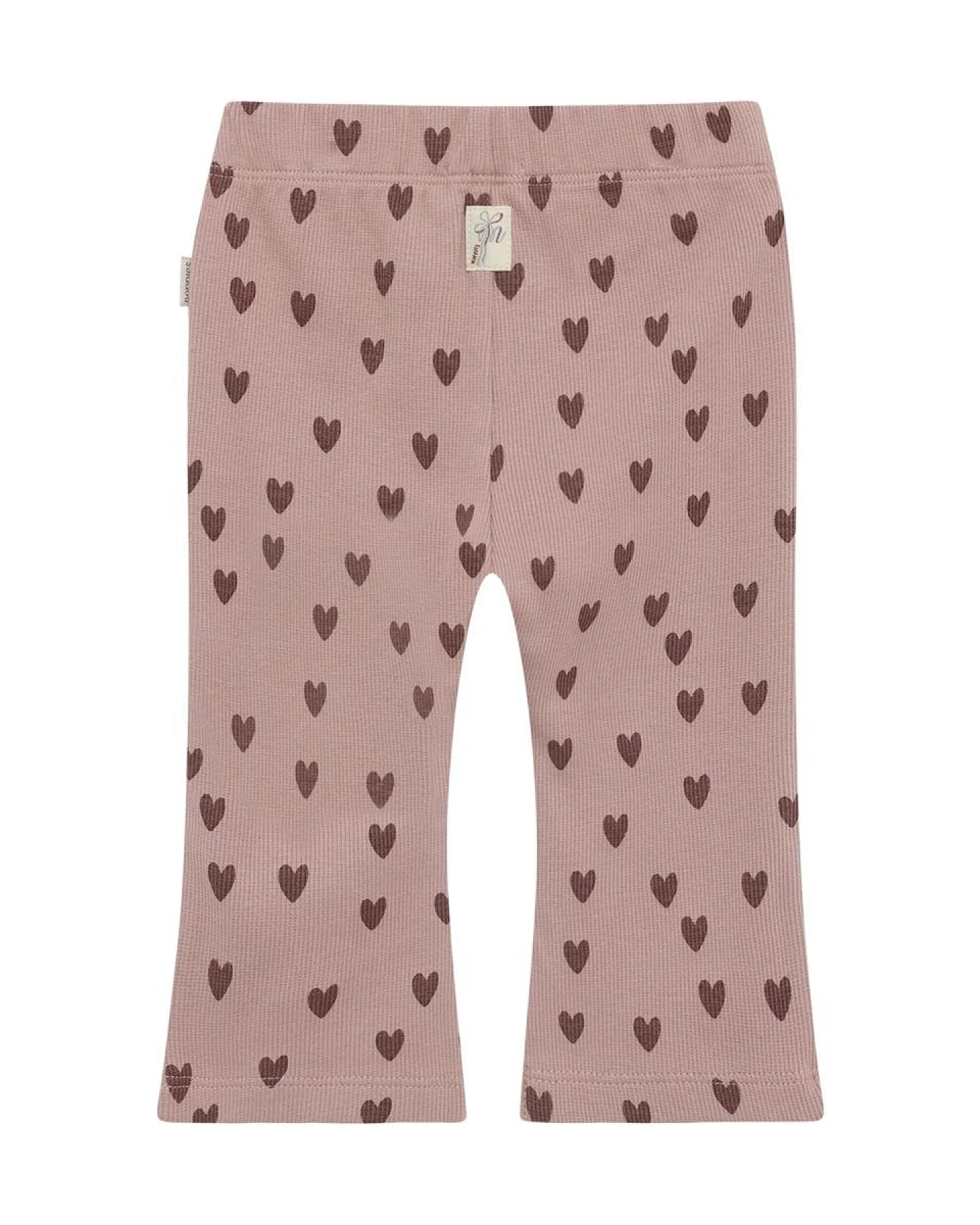 Leggings Bio-Baumwolle (kbA) Flared print adobe rose 80 – Ansicht 2