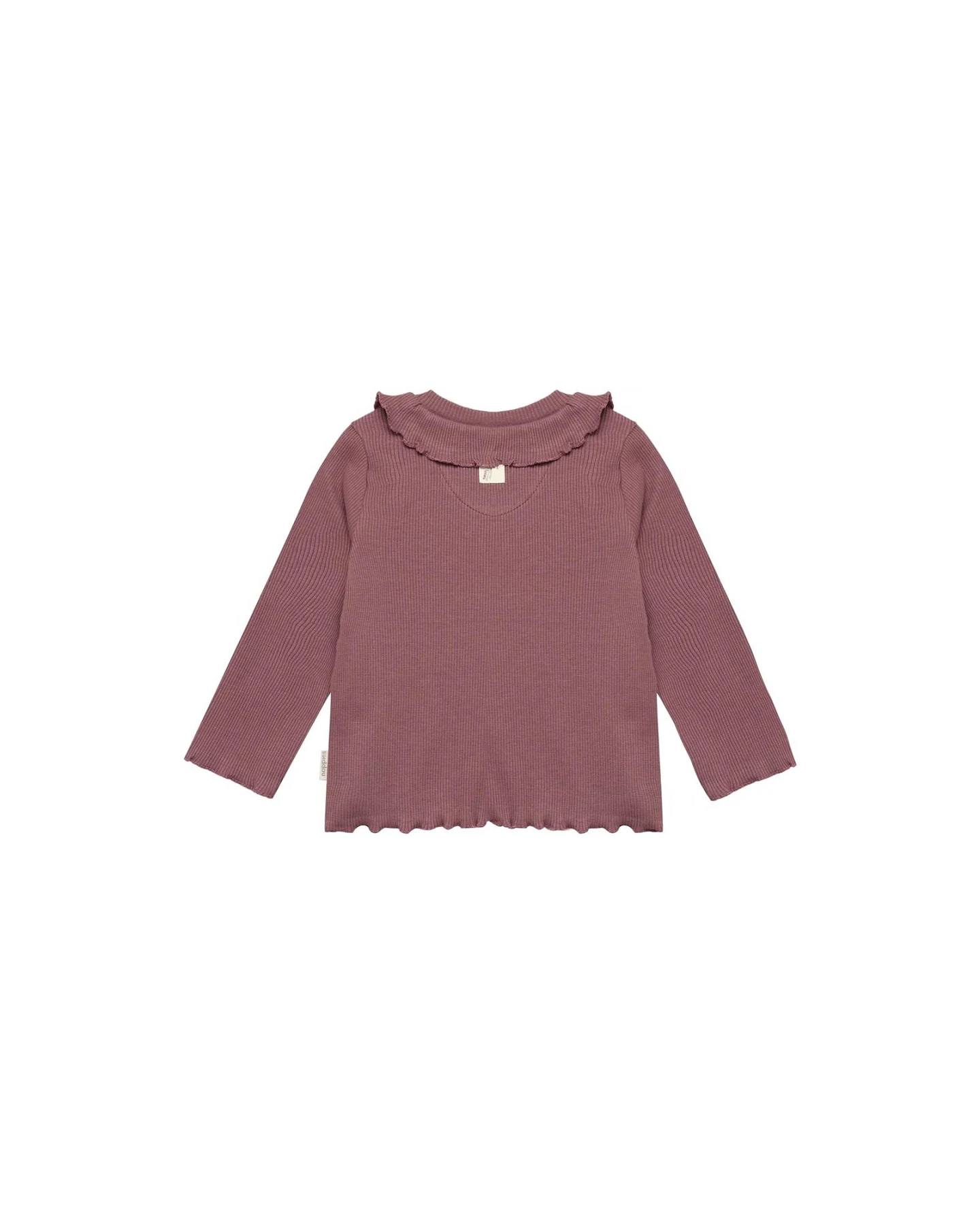 Langarmshirt Bio-Baumwolle (kbA) rip rose taupe 68 – Ansicht 2