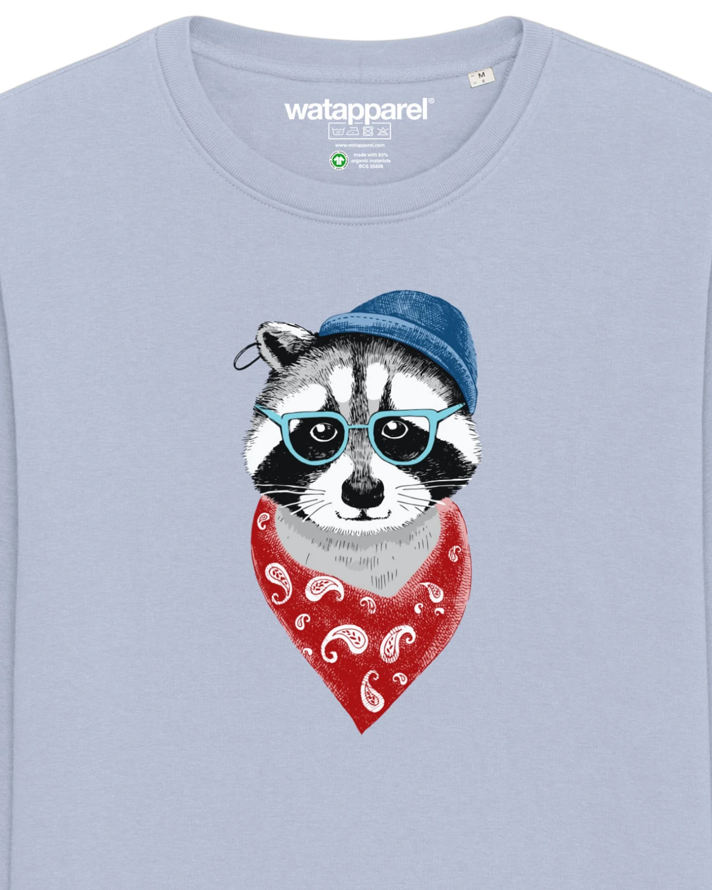 Watapparel Sweatshirt Waschbär – Ansicht 3