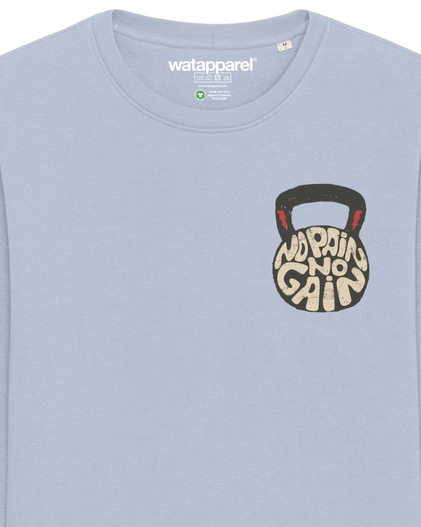 Watapparel Sweatshirt No Pain, no Gain 01 – Ansicht 3