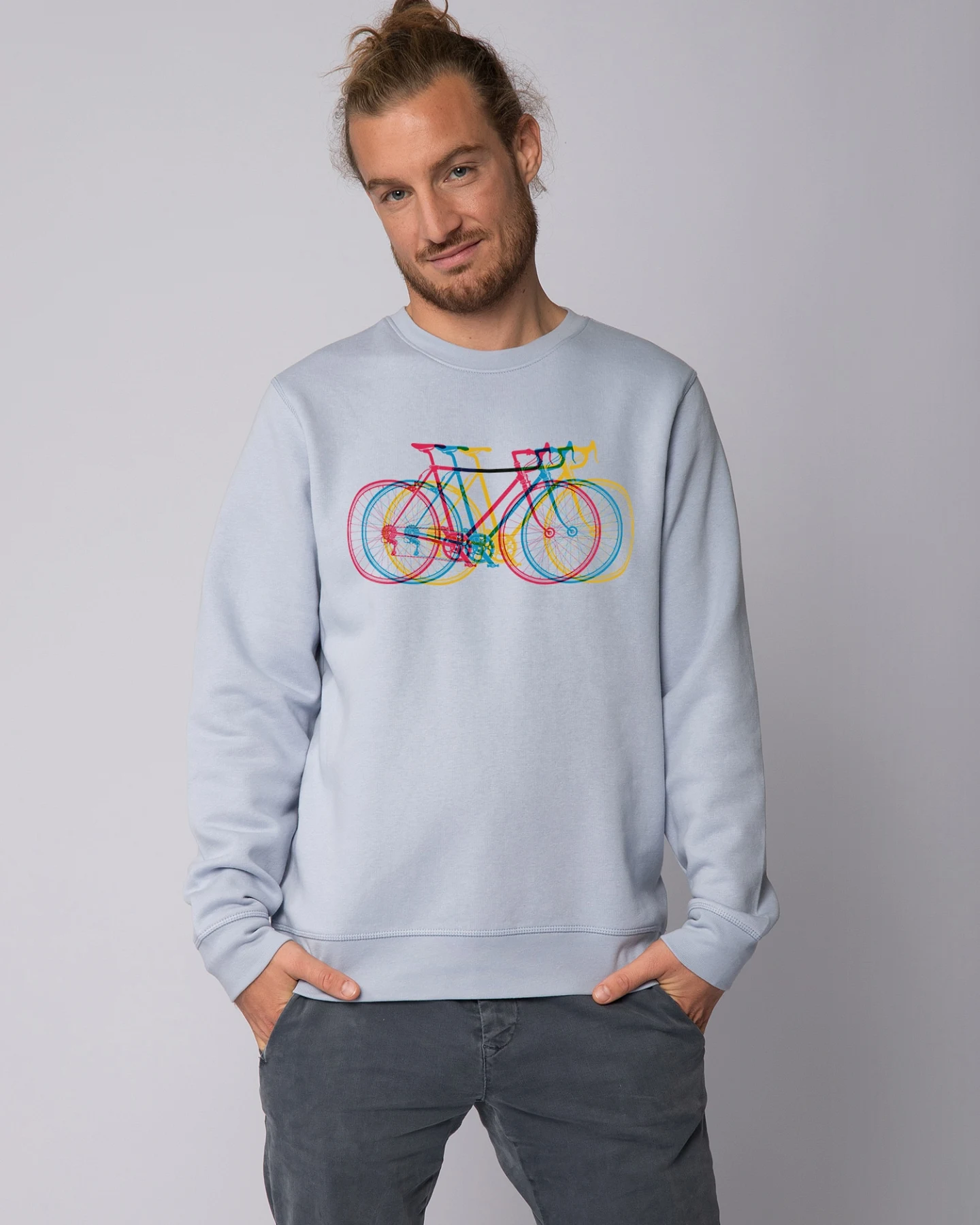 Watapparel Sweatshirt Fahrräder – Ansicht 2