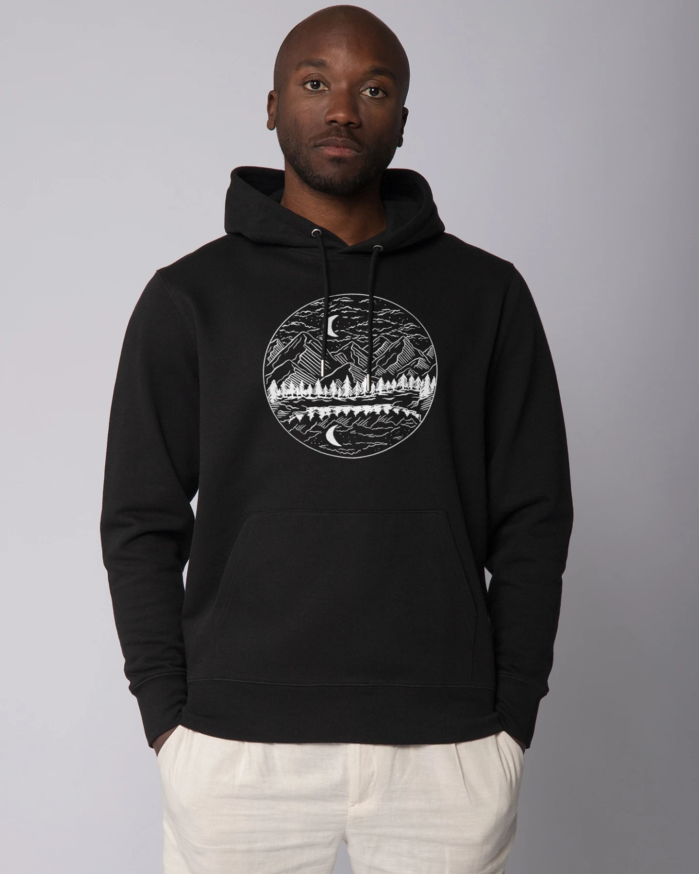 Watapparel Sweatshirt Mountains by night – Ansicht 2