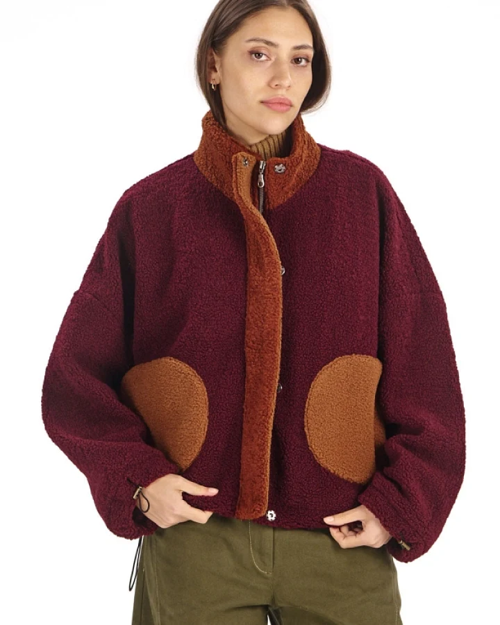 KOMODO Damen vegan Jacke Lydia Weinrot